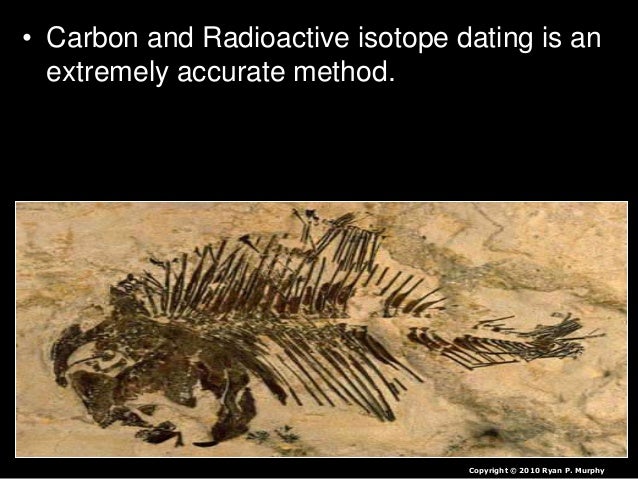 Carbon dating method in biology